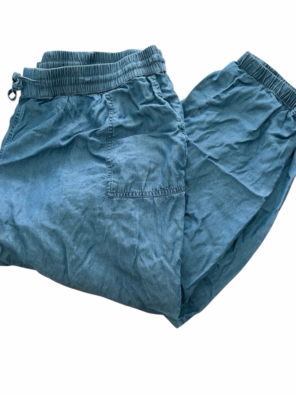 Bar III Light Blue Plus Size Lyocell Jogger Style Pants 3X
